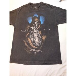 Sullen Art Collective Ed Young Grim Reaper Skull Graphic T-Shirt Black Mens LG
